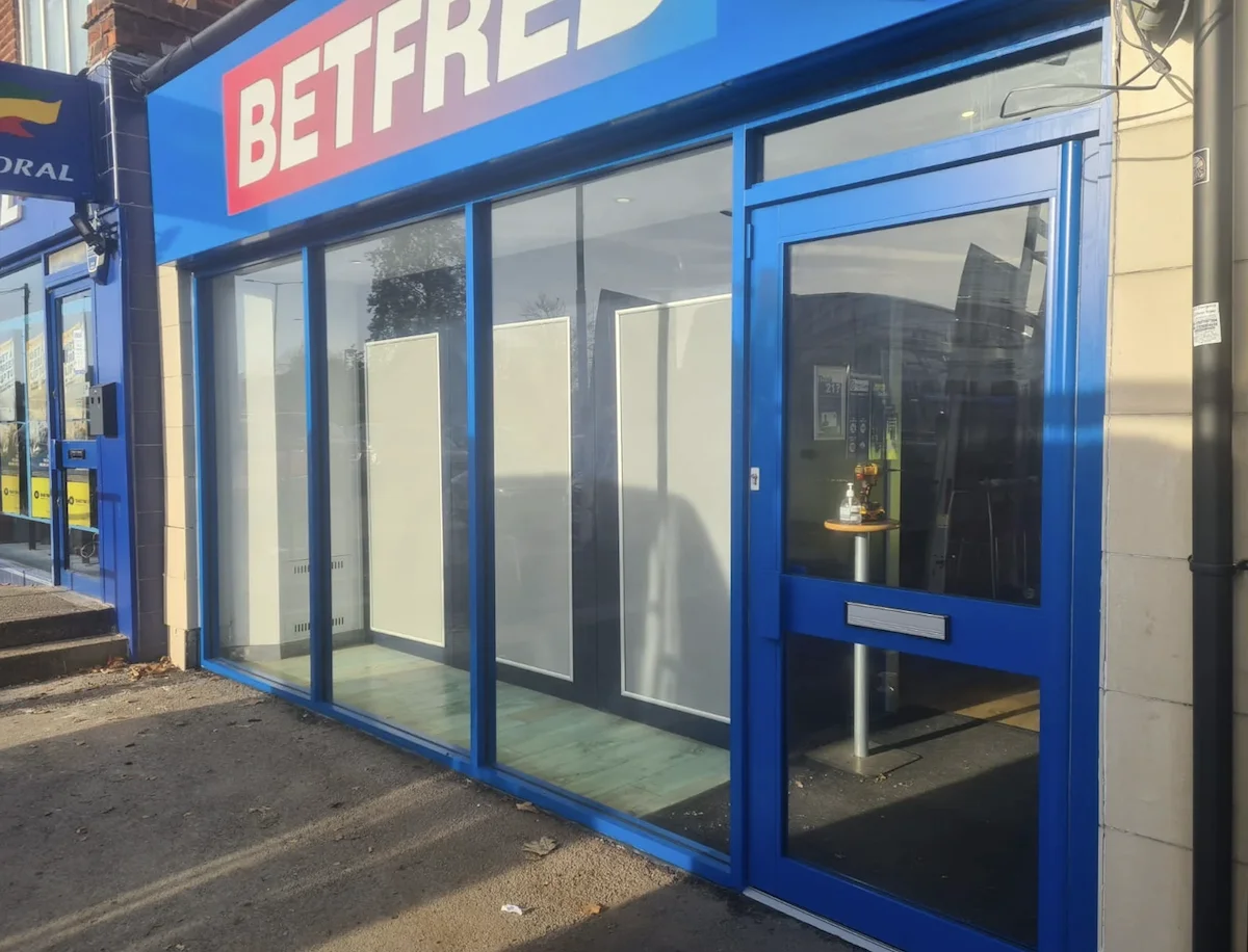 Bet Fred Shopfront Newcastle